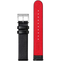 Mondaine | Black Grape Leather Watch Strap 18mm | FG3118.21Q.1