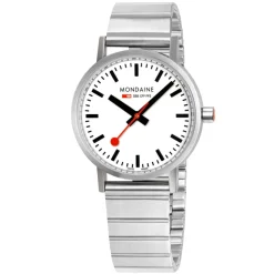 MONDAINE – Classic 36mm Stainless Steel Bracelet Watch A660.30314.16SBJ