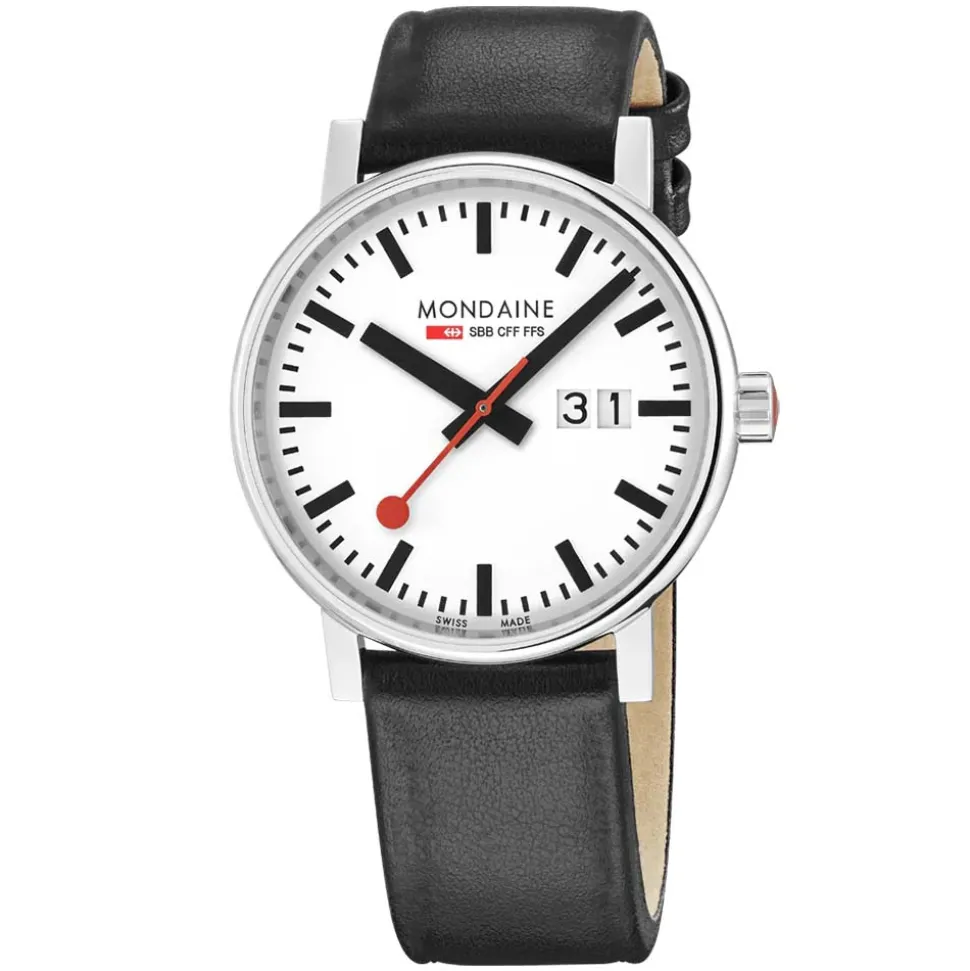 Mondaine | Evo2 Big Date 40mm Vegan Strap Watch | MSE.40210.LBV