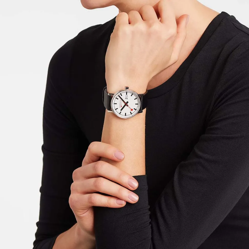 Mondaine | Evo2 Big Date 40mm Vegan Strap Watch | MSE.40210.LBV