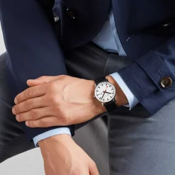 Mondaine | Evo2 Big Date 40mm Vegan Strap Watch | MSE.40210.LBV