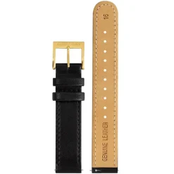 MONDAINE – Evo2 30mm Gold Plated Black Strap MSE.30120.LB
