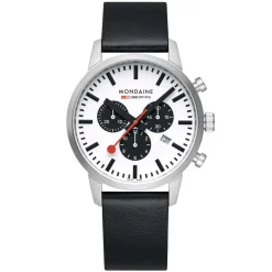 Mondaine | Neo 41mm Panda Dial | MSD.41410.LBV