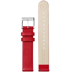 Mondaine | Red Vegan Leather Watch Strap 16mm | FG3116.30Q