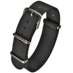 NATO Black Nylon Watch Strap MOD1