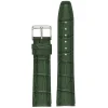 Newton | Green Matt Alligator Grain Padded Strap | WH876