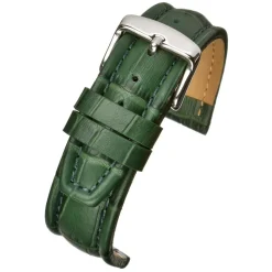 Newton | Green Matt Alligator Grain Padded Strap | WH876