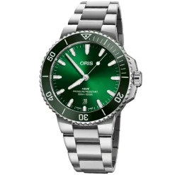 Oris | Aquis Date Green 41.5mm | 01 733 7787 4157-07 8 22 04PEB