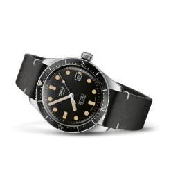 Oris | Black Leather Divers Sixty-Five Strap 20mm for model 7707 | 07 5 20 82