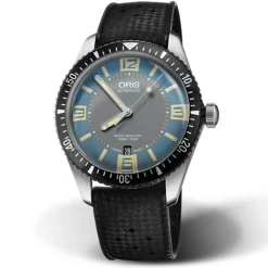 Oris | Black Rubber Strap 20mm for Divers Sixty Five model 7707 | 07 4 20 18