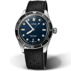 Oris | Black Rubber Strap 20mm for Divers Sixty Five model 7707 | 07 4 20 18