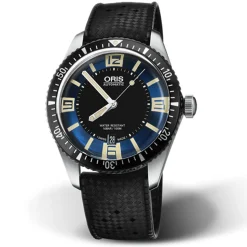 Oris | Black Rubber Strap 20mm for Divers Sixty Five model 7707 | 07 4 20 18