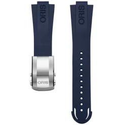 Oris | Blue Rubber Aquis Strap 26mm Complete models 7653, 7673, 7675 | 07 4 26 35EB