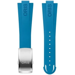 Oris | Blue Rubber Aquis Strap 22mm with Patent Clasp model 7769 | 07 4 22 45EB