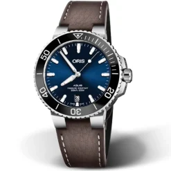 Oris | Brown Leather Aquis Strap 21mm Complete for model 7732 | 07 5 21 10FC