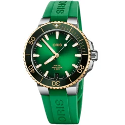 Oris | Green Rubber Aquis Strap 22mm Band Only for model 7769 | 07 4 22 77NBA