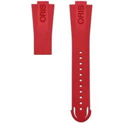 Oris | Red Rubber Aquis Strap 24mm Band Only for model 7730 | 07 4 24 66NB