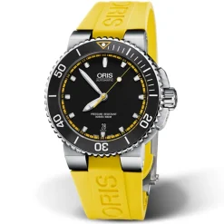 Oris | Yellow Rubber Aquis Strap 26mm Band Only model 7653 | 07 4 26 33NB