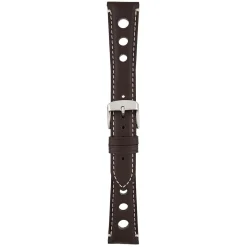 RALLY Brown Rally Style Leather Watch Strap WH625