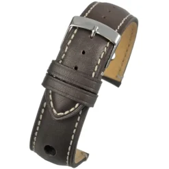 RALLY Brown Rally Style Leather Watch Strap WH625