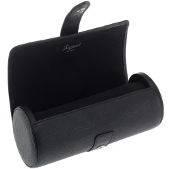 RAPPORT – Berkeley Three Watch Travel Roll in Black Leather D180
