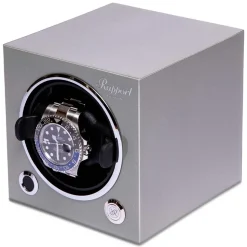 Rapport | Evo Cube Single Watch Winder Silver | EVO45