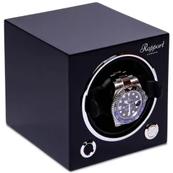 Rapport | Evo Cube Single Watch Winder Black | EVO40