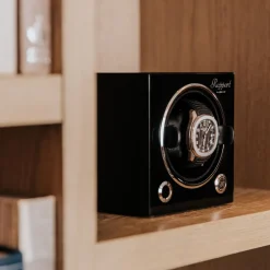 Rapport | Evo Cube Single Watch Winder Black | EVO40