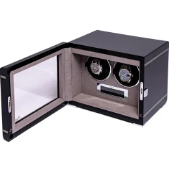 RAPPORT – Formula Duo Watch Winder in Ebony Black W552