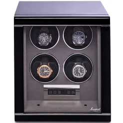 RAPPORT – Formula Quad Watch Winder Ebony Black W554