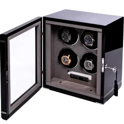 RAPPORT – Formula Quad Watch Winder Ebony Black W554