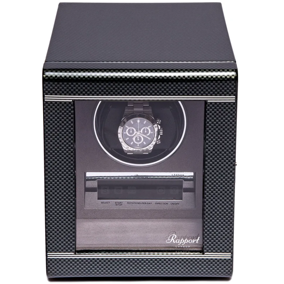 RAPPORT | Formula Single Watch Winder in Carbon Fibre | W561