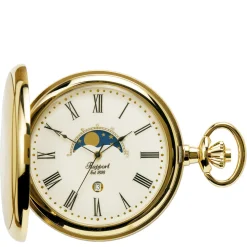 RAPPORT | Half Hunter Gold Plated Quartz Pocket Watch | PW80