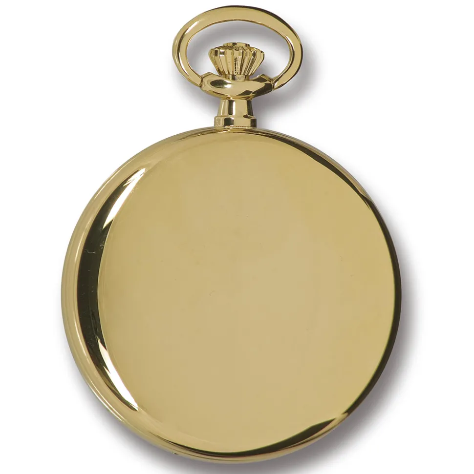 RAPPORT | Half Hunter Gold Plated Quartz Pocket Watch | PW80