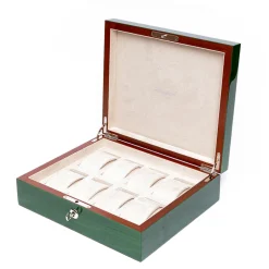 Rapport | Heritage Eight Watch Collector Box in Green | L402