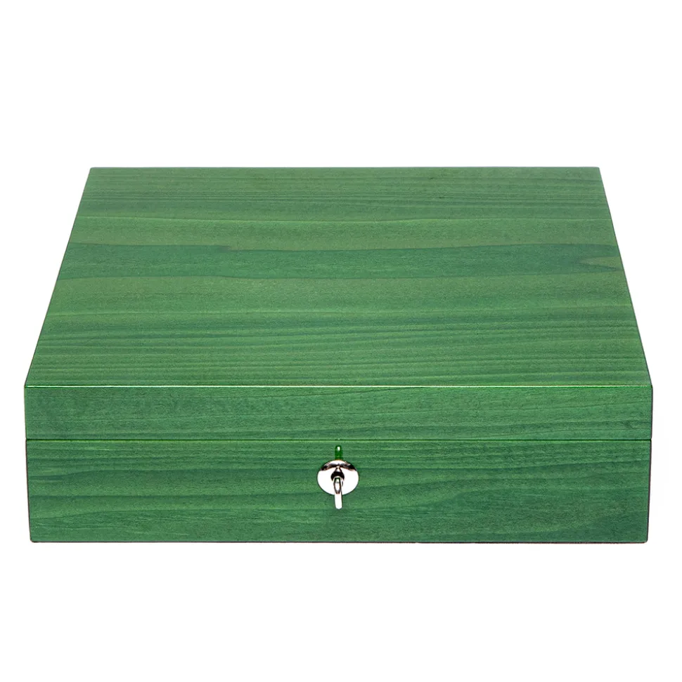 Rapport | Heritage Eight Watch Collector Box in Green | L402