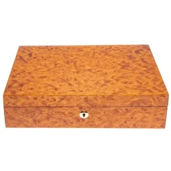 Rapport | Heritage Ten Watch Collector Box Burr Walnut | L275