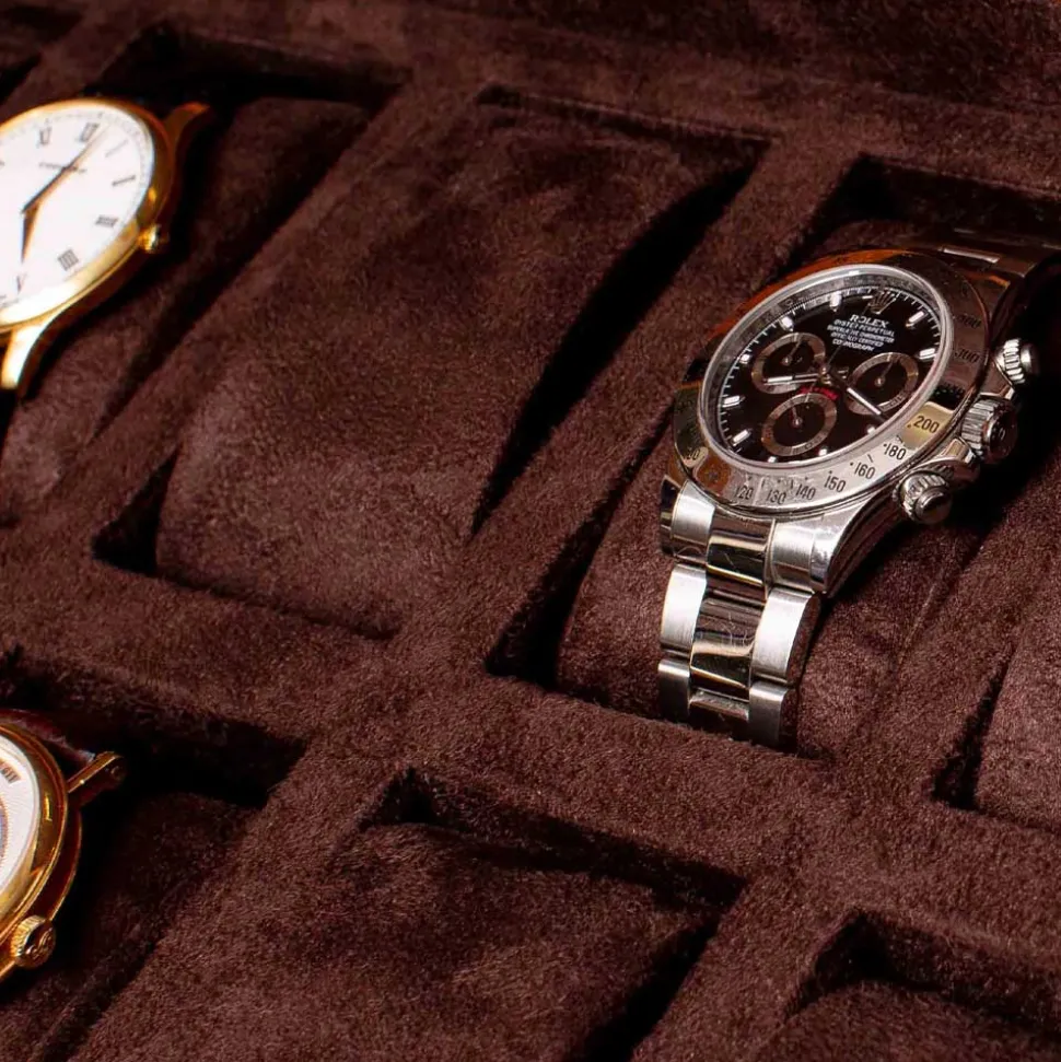 Rapport | Heritage Ten Watch Collector Box Burr Walnut | L275