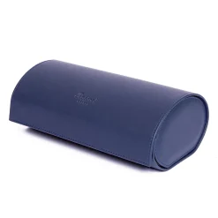 RAPPORT – Hyde Park Three Watch Travel Roll in Blue Leather D286