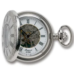 Rapport | Mechanical Half Hunter Skeleton Pocket Watch | PW57