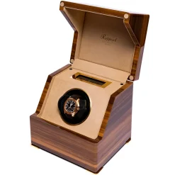RAPPORT – Perpetua III Single Watch Winder in Walnut W581