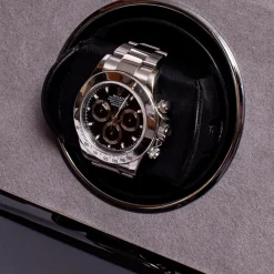 RAPPORT – Perpetua III Single Watch Winder in Ebony Black W571