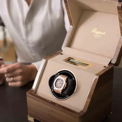 RAPPORT – Perpetua III Single Watch Winder in Walnut W581