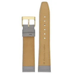 Richmond | Grey Stitched Calf Leather Watch Strap | W108S