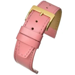 Richmond | Pink Stitched Calf Leather Watch Strap | W109S
