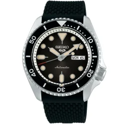 SEIKO – Seiko 5 Sports Black Dial Automatic Strap Watch SRPD73K2