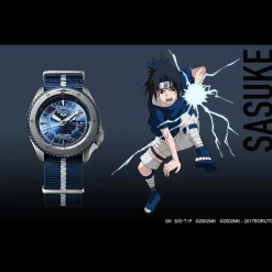 SEIKO – Seiko 5 Sports Boruto Naruto “Sasuke” Limited Edition Watch SRPF69K1