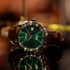 SEIKO PRESAGE – Cocktail Time Green Dial Watch SRPD37J1