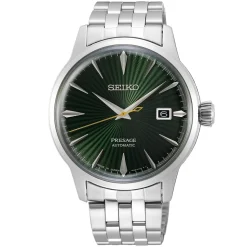 SEIKO PRESAGE – Mockingbird Cocktail Time Green Dial Watch SRPE15J1