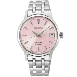 SEIKO PRESAGE – Women’s Cosmopolitan Cocktail Time Pink Dial Watch SRP839J1
